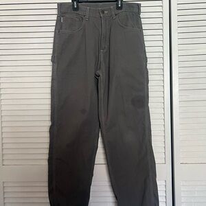 Carhartt Men's Gray Loose Fit Cargo Pants